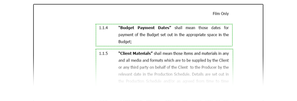 Contract Video Examples